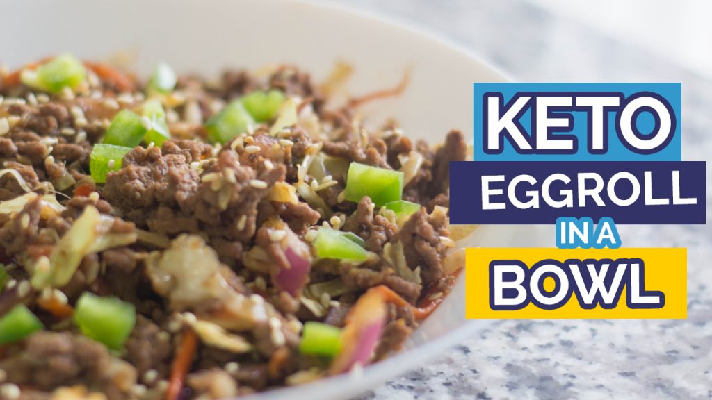 Keto Egg Roll in a Bowl Recipe Video